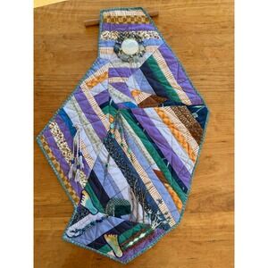 Marilyn Pilkey Indian Summer Quilt Wall Hanging 1994 Handmade Art‎ Folk Textile